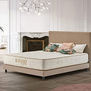 Naturalex | Luxury | Materasso Memory King Size 180x200 cm | Gamma Hotel Premium | 25 cm | Sistema Anatomico Rinforzato Antiaffossamento | 7 Zone Struttura Ultra Ventilante | Rigidità Ideale