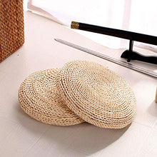 Rattan Cerimonia del tè Culto Buddha Pad Meditazione Ispessimento Pupa Seduta Futon Cuscino Tatami Yoga Mat-Erba di Pampa_40x40cm