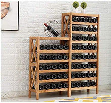 DJSMjbj cantina porta vini / mensola decorativa per cucina soggiorno bar (dimensioni: 87 x 26 x 54,6 cm)