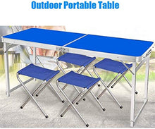 CASTOR Tavolo da Picnic all'aperto Tavolo Portatile Regolabile da Tavolo Pieghevole e 2 sedie, Tavolo da Picnic da Campeggio Pieghevole all'aperto BBQ Party Table