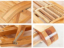 Sedia Lounge Sedia Regolabile Chaise Reclinabile Bamboo Sedia a Dondolo Pieghevole Pieghevole Sedia a Sdraio Portatile per Giardino Prato a Sdraio Backyard
