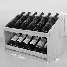 SILOLA in Legno massello a Due Strati Rosso Scuro Vino/Bianco/Retro arrosto da Tavolo Vuoto e Resistente