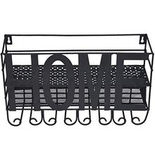 LANA Porta Vino Metallo Parete Scaffale Vino, 5 Bottiglie di Vino e 4 STEM portaocchiali con Sughero Bagagli, Mensola Vino for Bar/Cucina/armadi, Nero