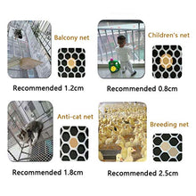 Rete di Pollame Recinzione in Plastica,Reti da Allevamento Esagonali in Seta di Pollo Esagonale Rivestite in PVC Recinto del Balcone Delle Scale Dell'animale Domestico del Coniglio Dell'uccello