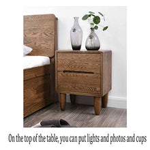 GXT WGZ- Comodino Camera Locker, Camera da Letto Comodino, Soggiorno Locker, Living Room Divano Fianco del Mobile (Color : Walnut Color)