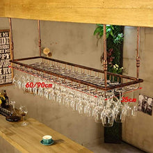 KDMB Portabottiglie, Portabottiglie per Bicchieri, Portabottiglie per Vino Decorazione Portabottiglie a soffitto (Dimensioni: 90 * 35 cm)