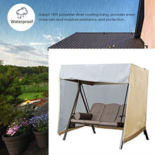 Winnfy Altalena da Giardino Della Copertura Esterna Giardino Hammock Della Copertura Heavy Duty Baldacchino Altalena Copertura Della Sedia per Esterni Altalena Mobili da Giardino