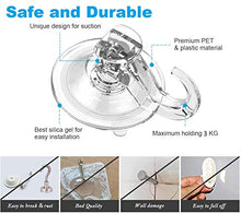 Gancio a ventosa, set di 4 ganci da parete con ventose, porta asciugamani per parete e porta di cucina, bagno, camera da letto