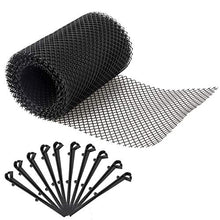 Piokoy Rete di Protezione per Grondaia Protezione per Grondaia a Rete Fogliare con 10 Chiodi a Terra 6 Pollici X 19. Copertura di Rete Protettiva da 6 Piedi da Foglie O Detriti Che