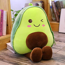 XKMY 30 CM Carino Avocado Giocattoli Farciti Bambola Kawaii Smiley Peluche Avocado Morbido Fumetto Frutta Cuscino per Bambini Ragazza Regali di Compleanno Cuscino
