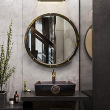 Bathroom mirror Specchio Bagno Retro Specchio lavabo in Ferro Antico Specchio Tondo Antico Specchio da Bagno Specchio da Bagno
