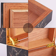 Humidars Cigar Humidor - portasigari portatile Legno di Cedro legno Cigar Box bagagli con Humidor umidificatore Idratante dispositivo Accessori for sigari mantenerlo fresco .Scatola di immagazzinaggio