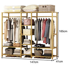 JJZXT Guardaroba Semplice Economica Moderna assemblata Armadio di Legno Solido Spazio Camera da Letto Semplice Tessuto Armadio Singolo for Adulti