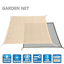 BYWWANG Maglia Resistente all'ombreggiamento della Protezione Solare Maglia Resistente e Durevole per la Serra del granaio del Fiore della pianta da Giardino (5 * 6M Beige)