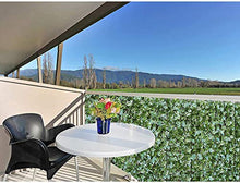 YUXO Artificiale Siepe Finta Foglia Edera Recinzioni decorative Foglia di poliestere Copertura di resistenza agli agenti atmosferici Pareti da giardino Schermo per la privacy Recinzione foglia artific
