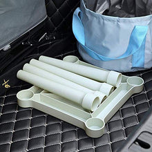Sgabello Portatile per Scarpe da Viaggio in plastica Staccabile da Viaggio per Bagno da casa, Sgabello 1231 (Colore: B)