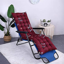 eewopjkj Cuscino per Lettino Supporto per Schienale Alto Addensare Cuscino per Sedia Relax Extra-Large Cuscino reclinabile Cuscini per Sedia a Dondolo Cuscini da Giardino-burdy-a 48x155cm