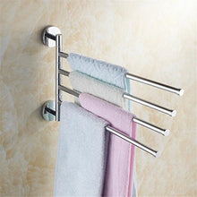 MIWANG Tutti placcata in Rame Asciugamano Rotante Rack, Bagno, Asciugamano da Bagno Asta,Tutti Placcato in Rame a 4 Poli