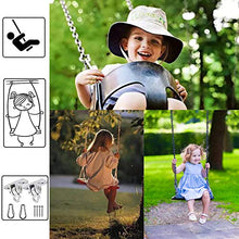 Flyzy Set di 2 ganci per dondolo in legno resistenti set di ganci per parco giochi portico yoga per interni ed esterni 1.995,8 kg ganci per appendere sedie amaca sedia sabbia