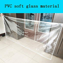 Telo trasparente Telone resistente impermeabile, PVC trasparente impermeabile idratante strappo resistenza metallo asola antiruggine utilizzato for patio esterno, la distanza foro 50 centimetri