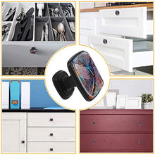 stampa floreale 4 PCS Pomelli per Porta, Pomolo per Mobile, Pomelli per Mobili con Viti, Maniglia per Armadietto, Pomelli per Porta, Pomelli per Cassetti per Porta, Armadio, Cassetto e Credenza