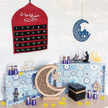 Calendario Hanging Bag, Ramadan Calendar Eid Mubarak Hanging Countdown Calendar Calendario dell'Avvento 2021 Regali Eid Decorazione Ramadan