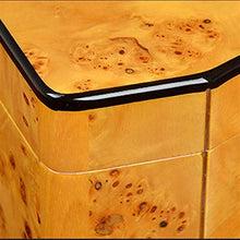 WY-YAN Legno di Cedro di Due Pallet cassetto Humidor Messa Giallo