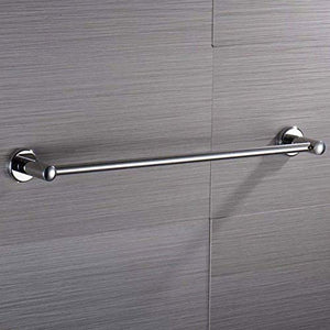 Portasciugamani Cucina Asta Singola da Bagno in Acciaio Inox 304 con Braccio in Acciaio Inox da 60 cm Porta Asciugamani