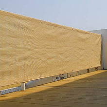 Rete parasole YXX Panno Beige Paralume in Tessuto con Occhielli - 90% Resistente ai Raggi UV Sun della Copertura della Maglia Netto Patio Esterno, Cortile, Giardino delle Piante, Serra & Barn