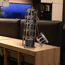 LHQ-HQ Decorazioni Arte Artigianato Decorazioni in Metallo Torre Pendente Regalo Vino Rack