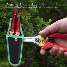 Jeffergarden Marsupio Strumento per Fodero Borsa a Forbice Borsa da Giardinaggio Borsa per Cesoie da Potatura con Fibbia Porta Forbici Spazzole E Accessori
