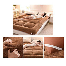 NSAIH Materasso Super Morbido,Futon da Viaggio Portatile,Materasso Tatami,Materasso dormitorio,Pieghevole,Antiscivolo,Futon da Viaggio,per Esercizi di Yoga,Campeggio,Hotel