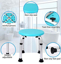 MKJYDM Bagno Anziano Sedia da Bagno Sedia da Bagno Sgabello Tappeto Antiscivolo Donne Incinte Sgabello da Bagno Sgabello da Bagno