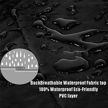 Fodere per mobili da giardino per esterni 160x160x80cm, fodere per mobili da giardino, copriletto rettangolare per patio, impermeabili resistenti e durevoli, per tutte le condizioni atmosferiche,