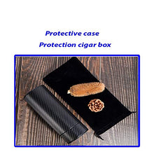 YYYUR Portable Cigar Tube, in Fibra di Carbonio Creativa Moderna Cedar Cigar Idratante Tube, 5 sigari, Quotidiano Lavoro Una Domanda su Cigar Tube, 76 * 205mm