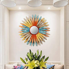 Specchio Wall Hanging Crisantemo Ferro Battuto Specchio Decorativo Specchio Appeso da Camino Living Room Porch Z1111