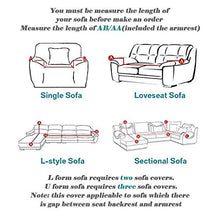 Surwin Copridivano Elasticizzato 1 2 3 4 Posti, Moda Stampa Elastico Universale Copridivani con Braccioli Fodera per Divano Antiscivolo Sofa Protettore (Ondulazione dell'Acqua,190-230cm)