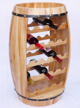 DanDiBo Scaffale-Vini Botte-Vini Botte in Legno Alt.81 cm Nr.0370 Porta-Bottiglie Scaffale verniciatura Naturale