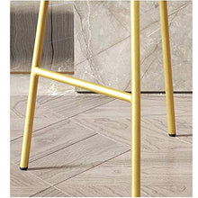 Sgabello Da Bar Vintage Sgabello sedia Poggiapiedi Sedia da pranzo, con Cuoio sedile imbottito for la cucina Bar Caffetteria Patio Bancone Sgabello metallo bianco Leg Max.Carico 400lb Altezza seduta: