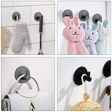 KINDPMA 4 Pezzi Autoadesivi Asciugamano Ganci Ganci Appendi Accappatoio Bagno Gancio Portasciugamani Appendiabiti in Acciaio Inox Gancio Adesivo Impermeabile per Cucina Bagno Oufficio
