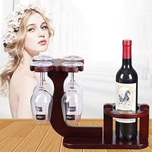 LDM Portabottiglie Vino, portabottiglie in Mogano Portabicchieri in Legno Espositore da Bar Home Bar Cantina KTV Decorazioni per Ristorante Bar Party