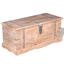 XINGLIEU Baule portaoggetti Marrone, Baule portaoggetti in Legno, Tavolo supplementare, 90 x 40 x 40 cm