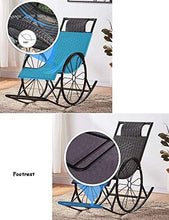 Sedia a dondolo relax leggera reclinabile Sedia a dondolo sdraio reclinabile, sedia reclinabile per giardino, prato patio, sdraio spiaggia relax sedia a dondolo con poggiapiedi e supporto poggiatesta