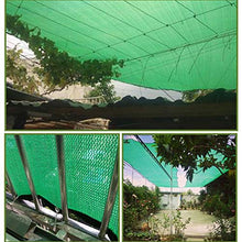 WXQIANG - Tenda da sole con protezione UV quadrata, con corda per estate, spiaggia, giardino, cortile, 1 colore 60 misure, protezione solare, isolamento termico, colore: verde, dimensioni: 2 x 8 m