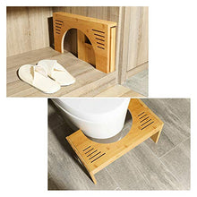 Fetcoi Sgabello WC in legno moderno pieghevole Squatty Potty Sedia WC per adulti e bambini