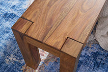 FineBuy Panca da Pranzo 120 cm Legno Massello Sheesham Stile Casa di Campagna | Sala da Pranzo a Panca Marrone | Panca da Cucina Panca da Tavolo da Pranzo