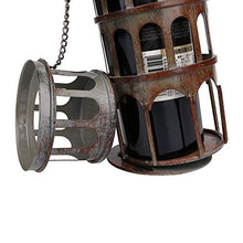 Gn shop Portabottiglie per Vino - Inclinato Torre Red Scaffale per Vino - Casa Creativa Decorazione in Metallo Artigianato Ornamento Wine Rack