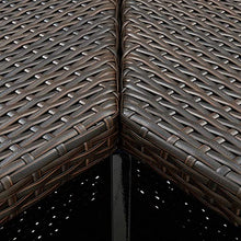 vidaXL Set da Bar da Giardino 16 pz con Cuscini in Polyrattan Marrone