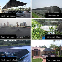 YS Panno Ombreggiante Multiuso per Esterni con Protezione Solare Al 90% per Uso Domestico Bordo con Nastro Adesivo Verde con Occhielli Rete Ombreggiante a Strisce Verde Scuro Uv,5X8M