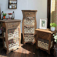 Cabinet Cassettiera Armadietto con cassettiera Robusta cassettiera in Legno con Comoda cassettiera in Stoffa Comodino Multifunzionale Camera da Letto Adatto a Soggiorno, corridoio